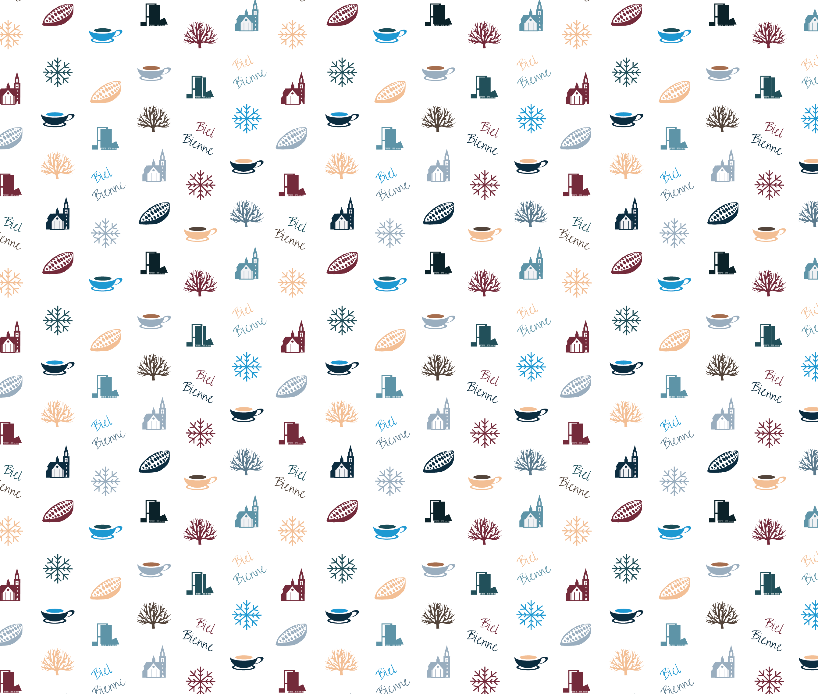 Bild des Musters der Schokoladenverpackung